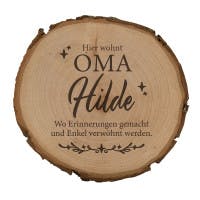Baumscheibe Oma Geschenk Baumscheibe Oma Geschenk